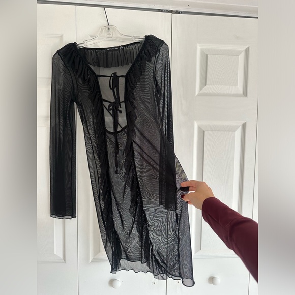 Black mesh cover up - Picture 7 of 7